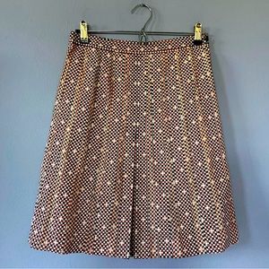 Tory Burch A-Line pleated pencil skirt